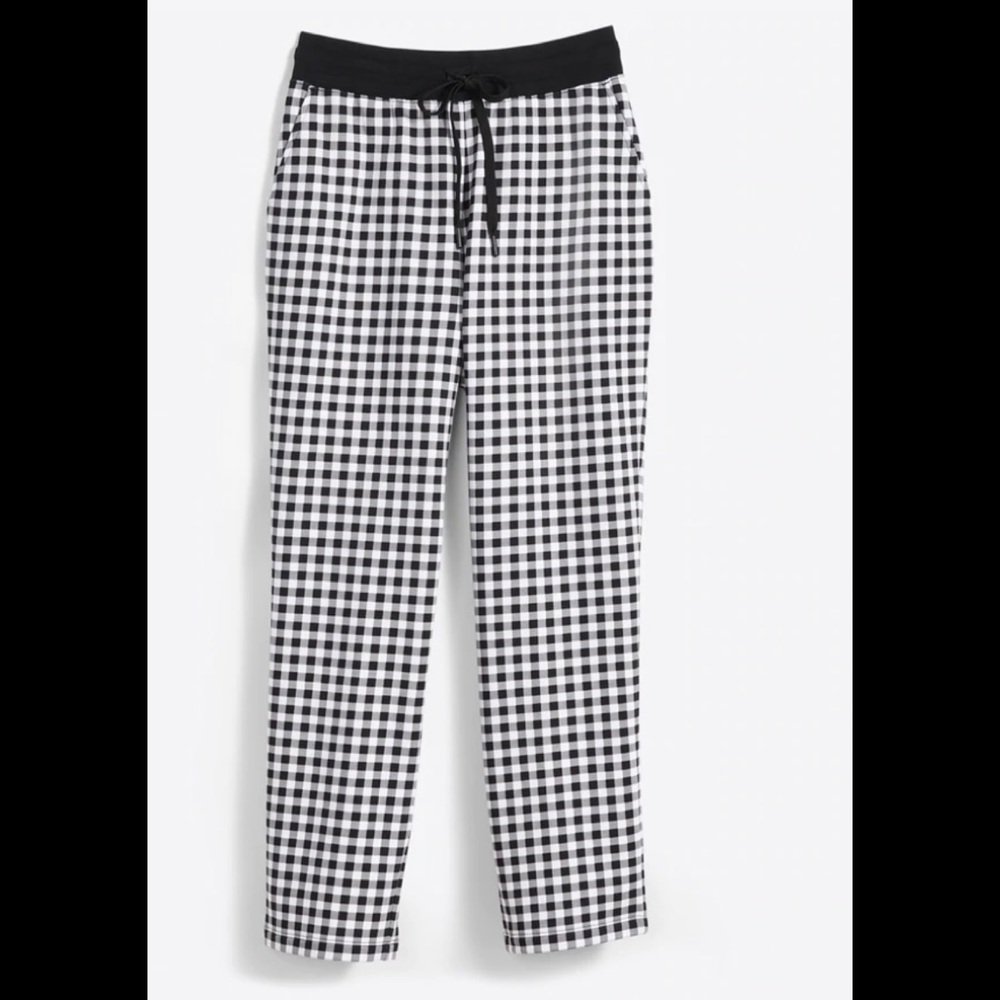 🖤🤍Draper James Natalie sweatpants in black gingham. 2X. NWOT
